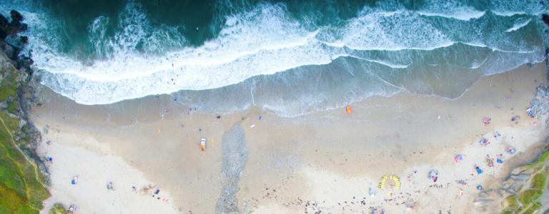 Strand in Cornwall.